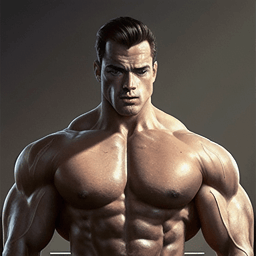 Body Builder AI avatar/profile picture for men